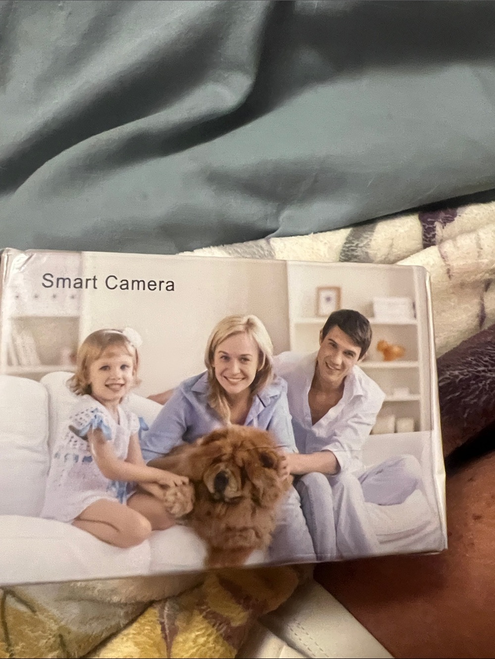 Smart Home Camera - White Compact Indoor Monitor